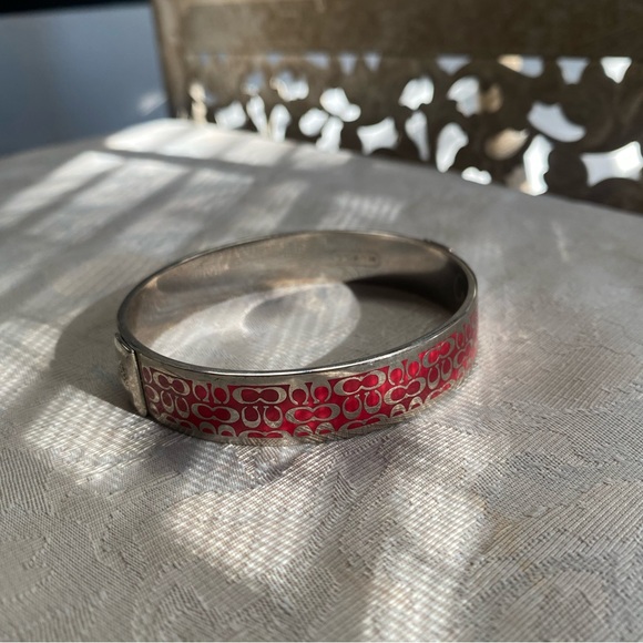 Woman’s Vintage Coach Bangle Bracelet - Picture 9 of 12